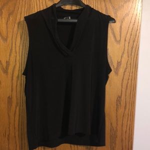 Black Anne Klein sleeveless blouse